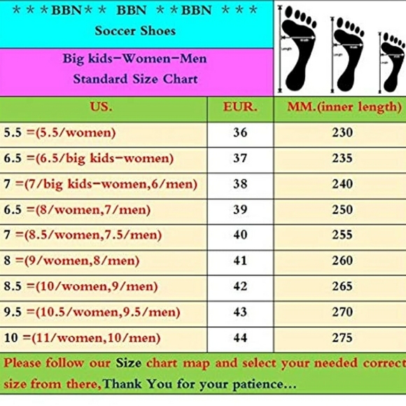 New BINBINNIAO Soccer Shoes. - Picture 12 of 12